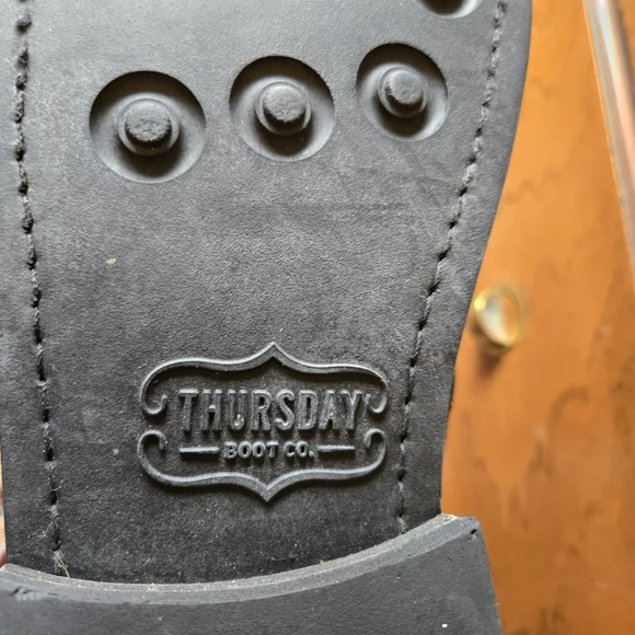 Thursday Boot Co. Captain Boots Mens Size 14 Black Leather Handmade Dress Casual - Picture 9 of 16